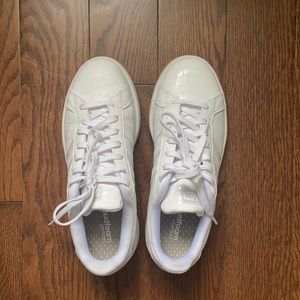 White Adidas Cloudfoam Sneakers